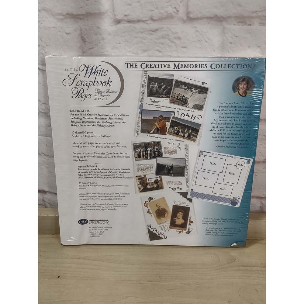 Creative Memories Pocket Pages 12x12 Refill RCM-12P Sheets Sealed NEW